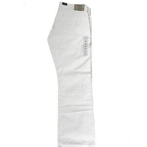 NEW Polo Ralph Lauren Classic 867 White Jeans! 34 or 36  32 Leg Red RL on Pocket